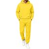Ensemble Sweat à capuche Sweatshirt Homme Couleur Tenue Décontractée Deux Pièces pour Printemps et Automne