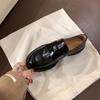 Spot Second Hair! Su Yinyin Same Shoes 2025 New Thick-soled Thick-heeled Lazy Loafer Single Shoes Women's Small Leather Shoes