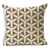 Creative Simple Geometry Cushion Cover Modern Office Car Waist Cushion Bedroom Living Room Decorative Pillowcase 45*45Cm