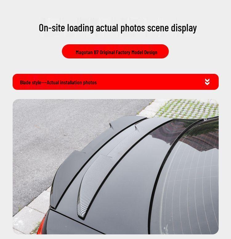 Volkswagen Magotan B7 (2012-2016) Rear Spoiler Blade Style Modification Accessory