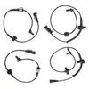 4Pcs ABS Sensor Anti-Lock Brake System Wheel Speed Sensor Front/Rear Wheels Compatible with for J-eep Silverado 1500 Tahoe for Sierra 1500 Yukon