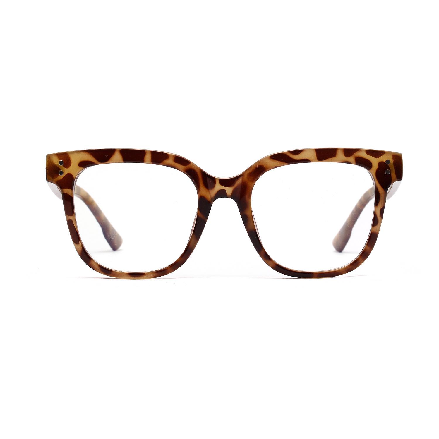 

192139 Женские очки, квадратные заклепки, Мужские плоские очки Trend Match