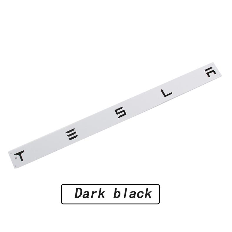 VKYA1 3d ABS Chrome Black Red Logo Dual Motor Emblem Letters Car Trunk Badge For Tesla Model Y 3 X S Dual Motor Sticker Accessories