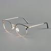 2026 New Fashion Simple Cat-Eye Myopia Glasses Women's Unique Metal Frames Minus Diopter Eyeglasses Prescription with 0 To -4.0