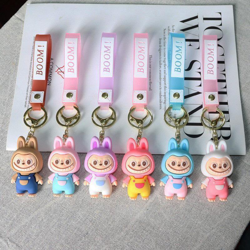 1PC Sheep Keychain Pendant Couple Car Bag Key Ring Pendant