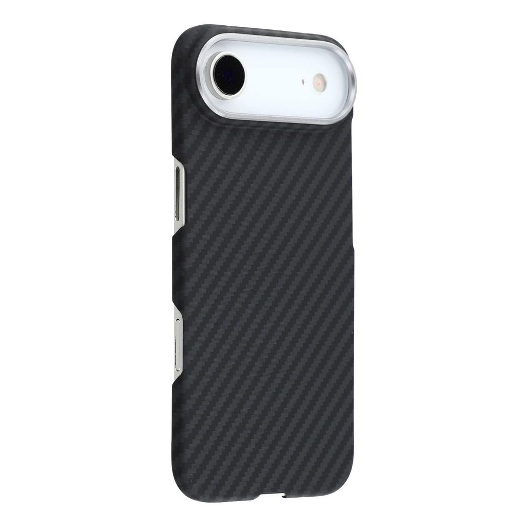 For iPhone Air Case Compatible with MagSafe Carbon Fiber Texture PC Phone Back Cover