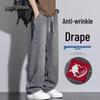 MARK FAIRWHALE Men's Retro Loose Straight Wide-Leg Jeans