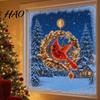 Holiday Home Decor Christmas Suction Cup Window Light, 7.8-Inch Double-Layer Warm LED Winter Decoration Battery Powered Hanging Light for Glass