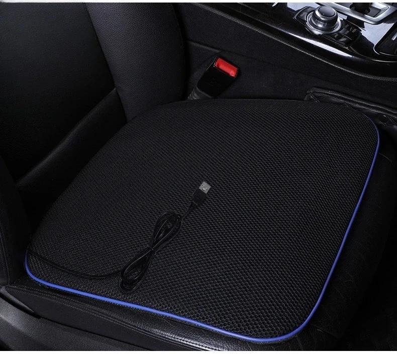 

Летняя 3D-сотовая дышащая подушка на автомобильное сиденье с USB-интерфейсом и вентилятором, комфортная прохладная подушка для сиденья автомобиля, дома Other&Spring And Summer чёрный