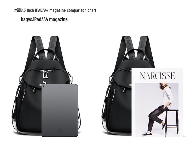 Women's Oxford Cloth Dual-Use Backpack: 2025 Large Capacity Casual Mummy Bag for Travel