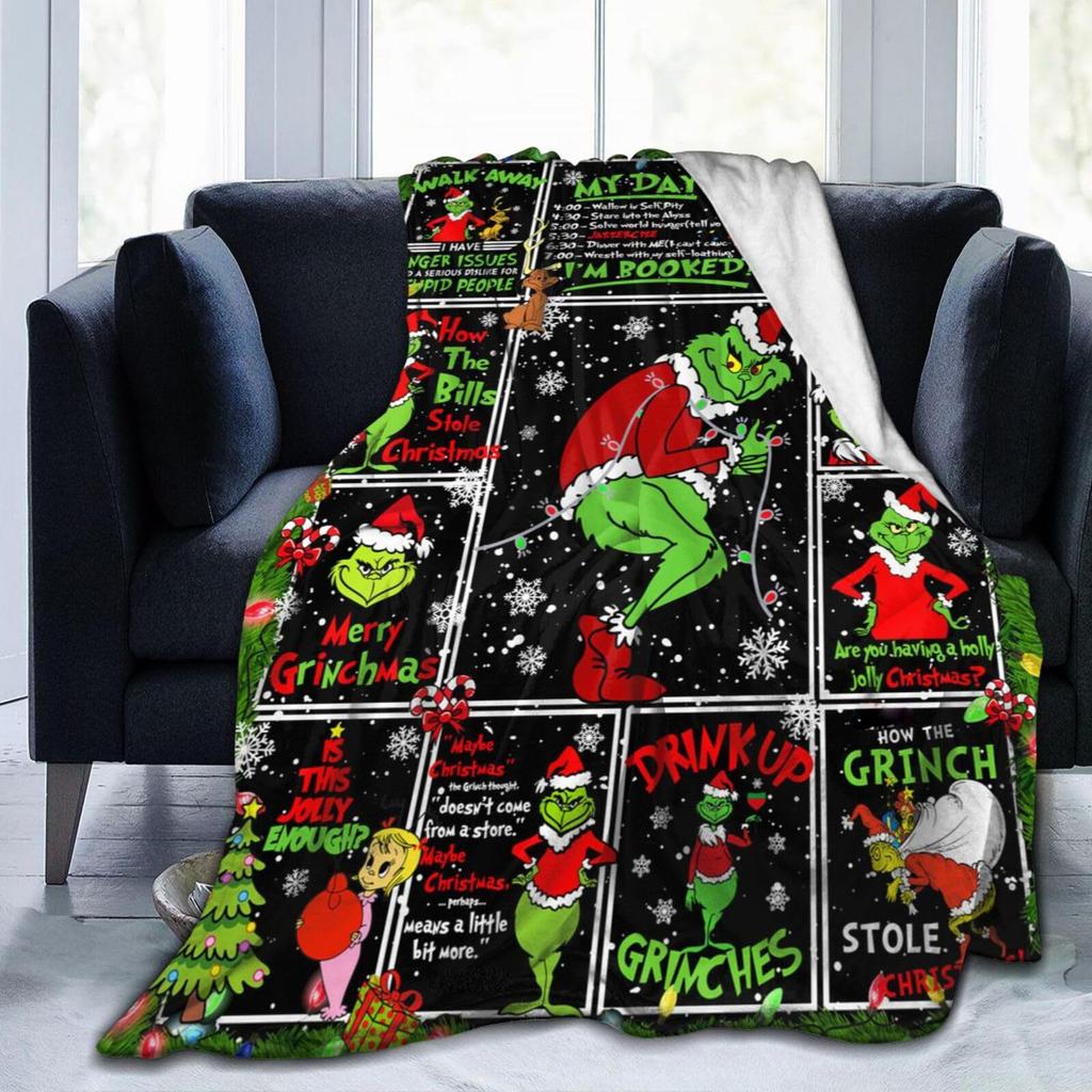 Christmas Blanket. Universal Blanket For The Whole Family. A Must-have For Home Parties