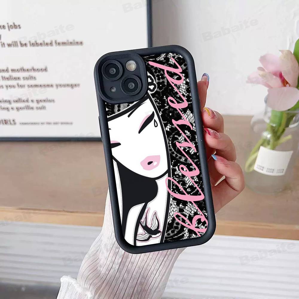 Japan Tokidoki For IPhone 17 Pro Max 16 15 14 13 12 11 Plus Black Soft Phone Cover