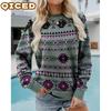 Kadın Modası Günlük Uzun Kollu O-Boyun Kapşonlular ve Sweatshirtler