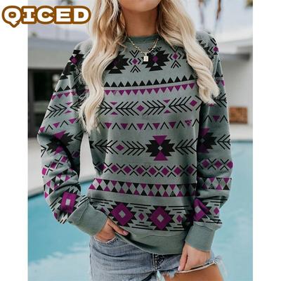 Lässige Kapuzenpullover und Sweatshirts mit langen Ärmeln und Rundhalsausschnitt für Damen