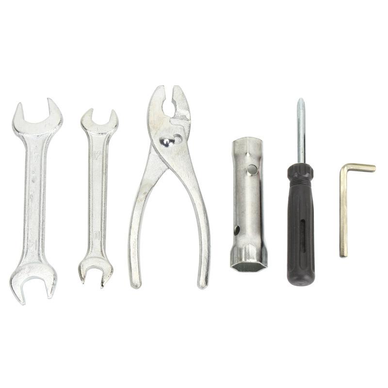 Motorcycle Tool Kit With Screwdriver Pliers Wrench Spark-Plug Socket Electric Bike Repair Tool