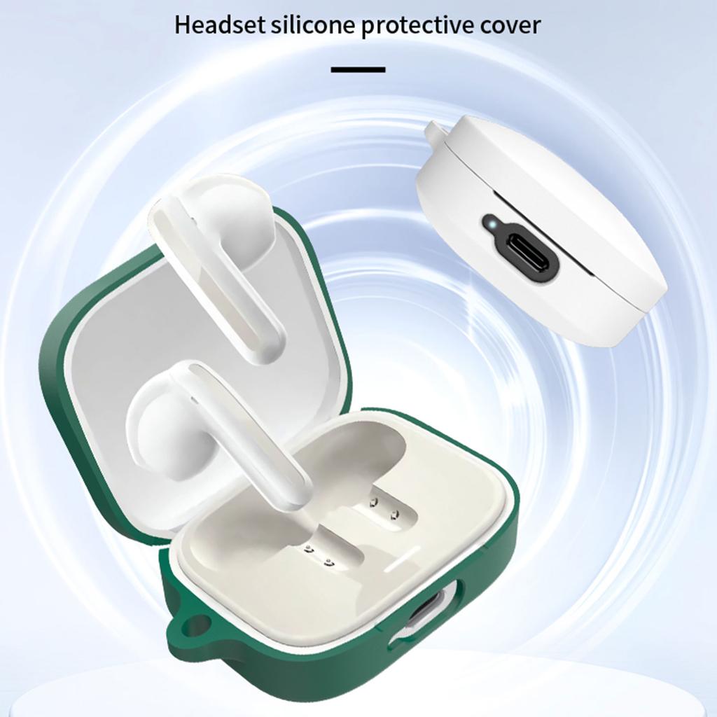 Verbesserte Silikonhülle, rutschfest und stoßfest, Schutz, flexible Aufbewahrungstasche für Ohrhörer, passend für Buds 6-Ohrhörer