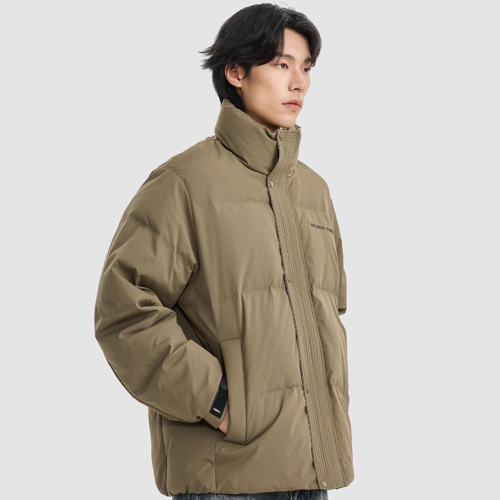 High-End Autumn/Winter American Trend Thick Duck Down Stand Collar Sports Jacket - Men's & Couples Casual Puffer