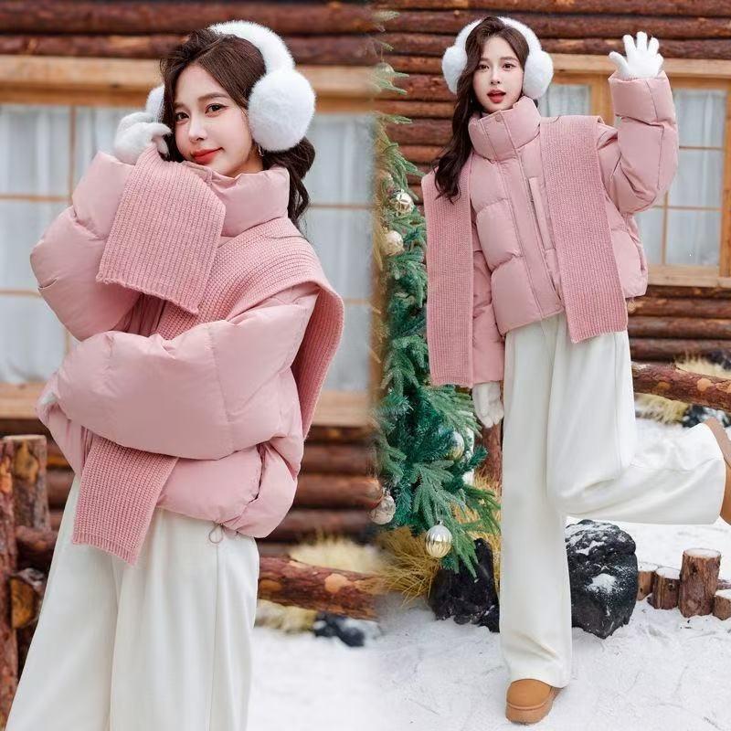 Winter new women's fashion foreign style down cotton clothes small design cotton clothes jacket trendy