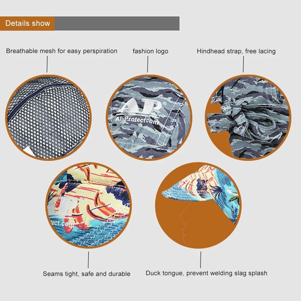 Cagoule de soudure ignifugée Respirante Couvre-tête de soudeur Casquette de soudure Équipement de protection pour le soudage