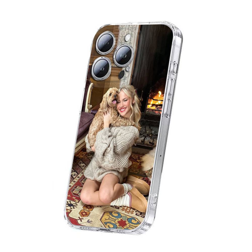 Singer F-Freya Skye Telefoonhoesje Voor iPhone 12,16,11,14,13,17,15 Plus,Pro,Max,Plus,E,Air,Mini Transparante Cover