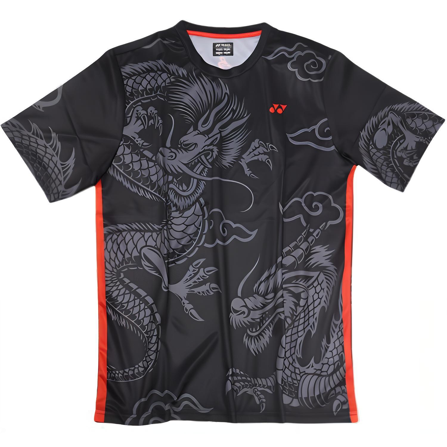 YONEX T-Shirts Men`s Crew Neck Moderate