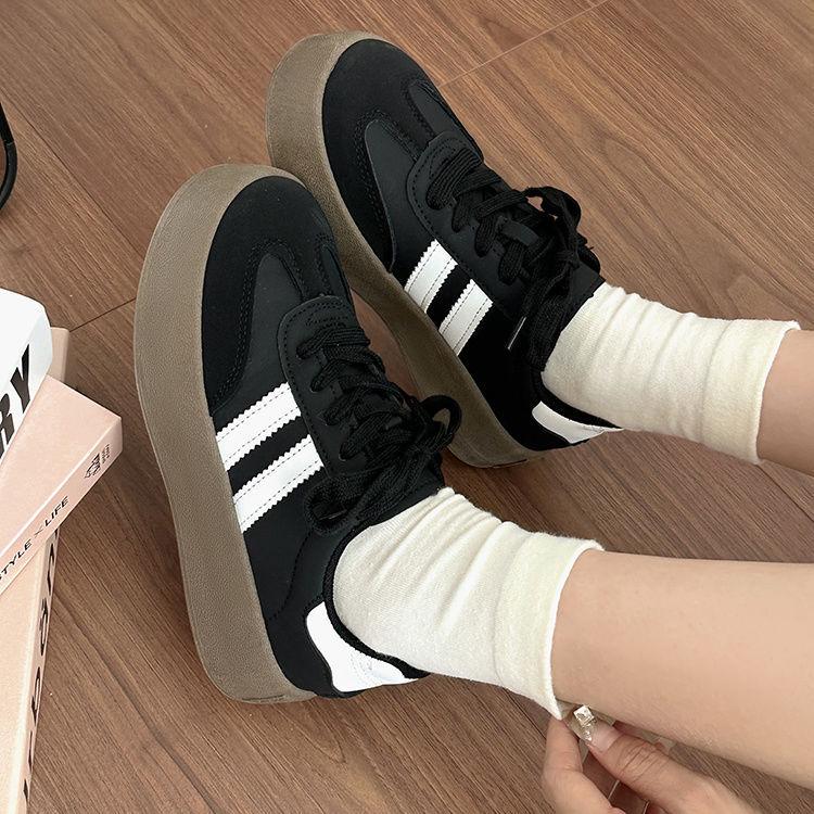 Women's Lightweight White Sneakers - Spring/Autumn 2025, Versatile & Wear-Resistant with Soft, Non-Tiring Soles