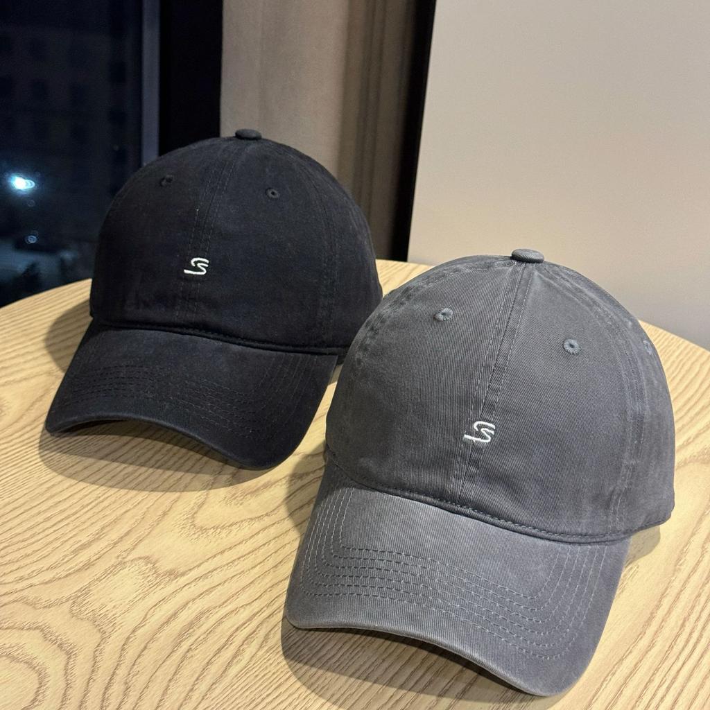 New baseball cap men's and women's soft top sun hat trendy brand showing face small big head circumference hat cap