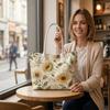 Sunflower Print Women Tote Bag Casual Daily Large Capacity Handbag
