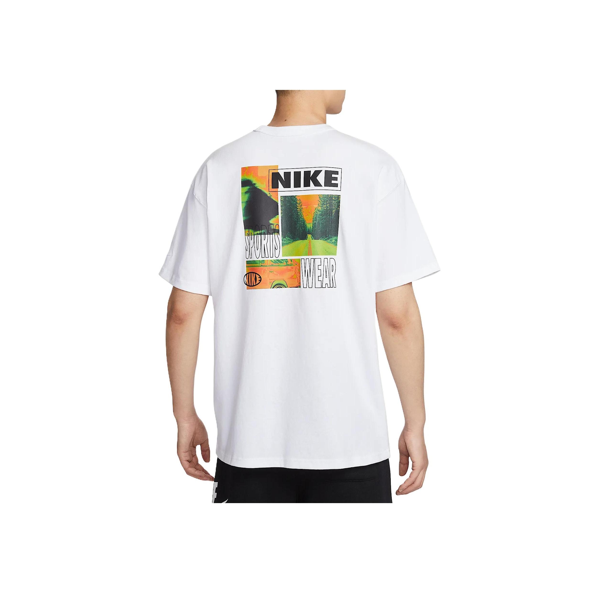 

Nike Sportswear Essentials Премиум Мода Удобный Повседневный Универсальный Футболка с коротким рукавом Мужские Топы Белый IB7554-100 2XL