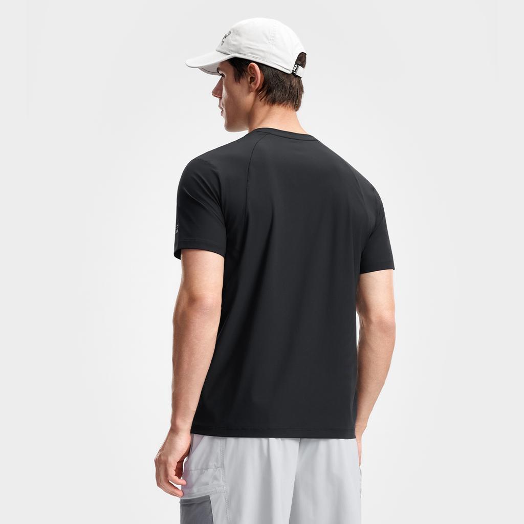FILA Fitness Cool Touch Casual Comfortable Short Sleeve T-Shirt Men tops Deep-Black A11M631122FBK