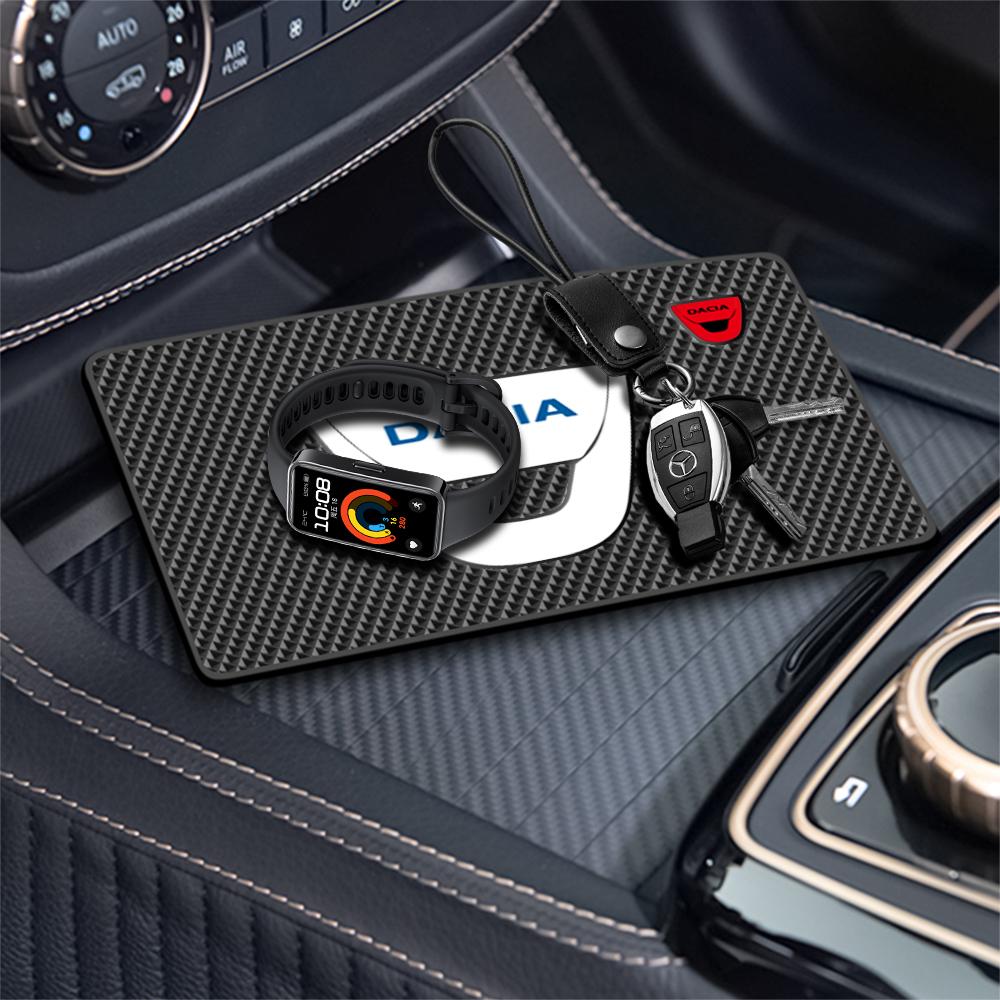 Protiskluzová podložka do auta Gumová Lepicí na palubní desku Stojan na telefon Protiskluzová podložka Pro Renault Dacia Fluence Scenic Duster Zoe Trafic