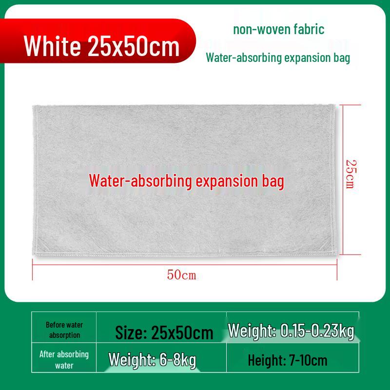 Water-Absorbing Expandable Sandbag for Household Flood Control - Jute Non-Woven Flood Prevention Bag