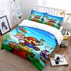 Mario-themed characters and blocks. Bedding sets Duvet cover sets Duvet covers Pillowcases(1 * Duvet Cover 2 * Pillowcases, without duvet insert)