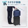 Astro 20L Carry Bar Boston Tote Folds up Eco Sub Made of Storage Bag Carry-on Bag, Navy, capacity, Water-repellent finish, Suitcase, Case, Hole, Bag,