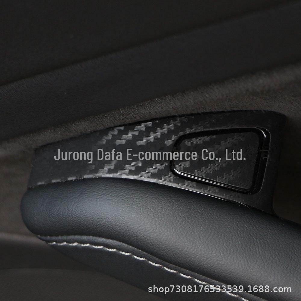Tesla Model 3 Kohlefaser Custom Fensterheber Panel Aufkleber