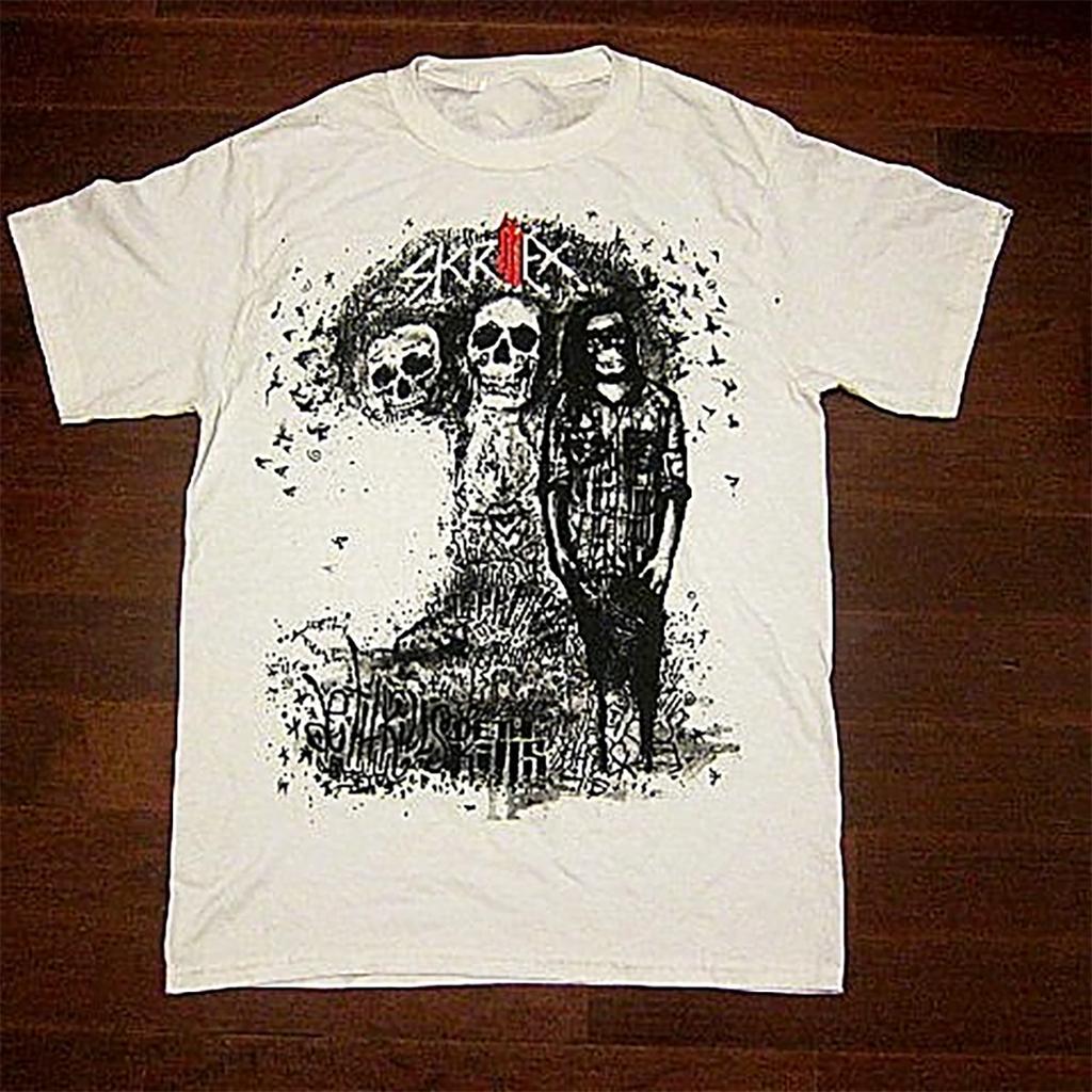 Skrillex Album Band White T-shirt Full Size S To 5XL K1470