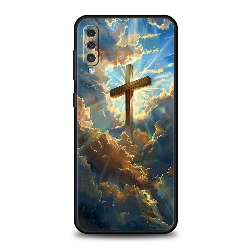 Case Faith Christian Religious Jesus For Samsung A24 A12 A14 A16 A32 A50 A70 A20E A20S A22 A34 A54 A42 A52 5G A04s A06 Cover