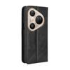 For Huawei Pura 80 Pro+/Huawei Pura 80 Pro Leather Case Wallet Stand Retro Texture Phone Cover