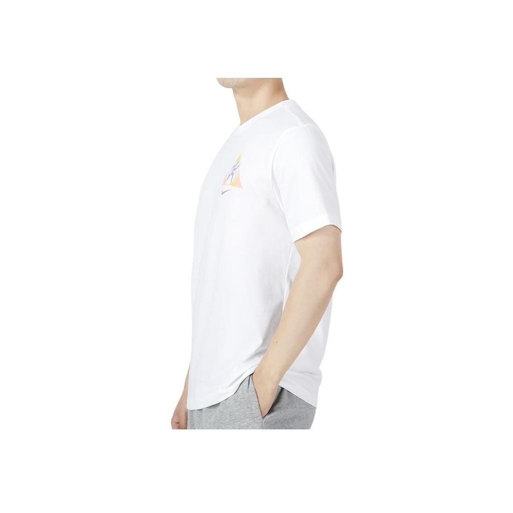 Nike Logo Print Casual Short Sleeve T-Shirt Men Tops White DQ1070-100