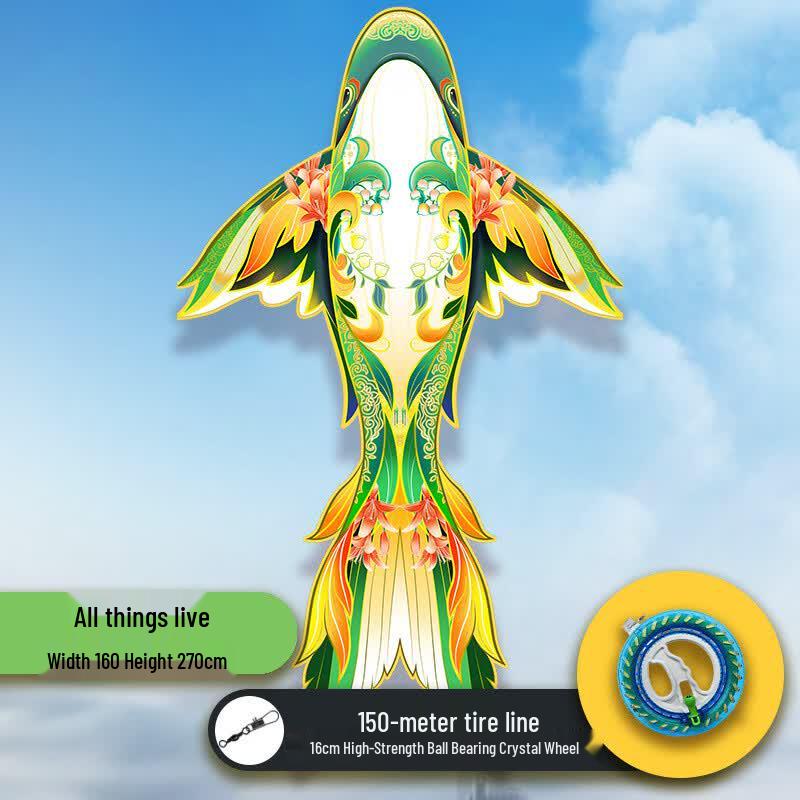 2026 Weifang Chinese Style Goldfish Koi Whale Kite