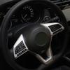 For Nissan Kicks 2017 2018      Car Steering Wheel Frame Cover Decoration Trim Auto Interior Accessories