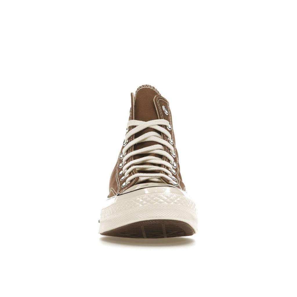 Converse Chuck 70 High Squirrel Friend Brown Unisex Sneakers Egret Black A02755C