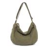 Borsa a Spalla in Tela Monocolore da Donna Unisex per Studenti Universitari Borsa a Tracolla per Ragazzo/Ragazza Borsa Quotidiana Casual per lo Shopping Borsa da Viaggio