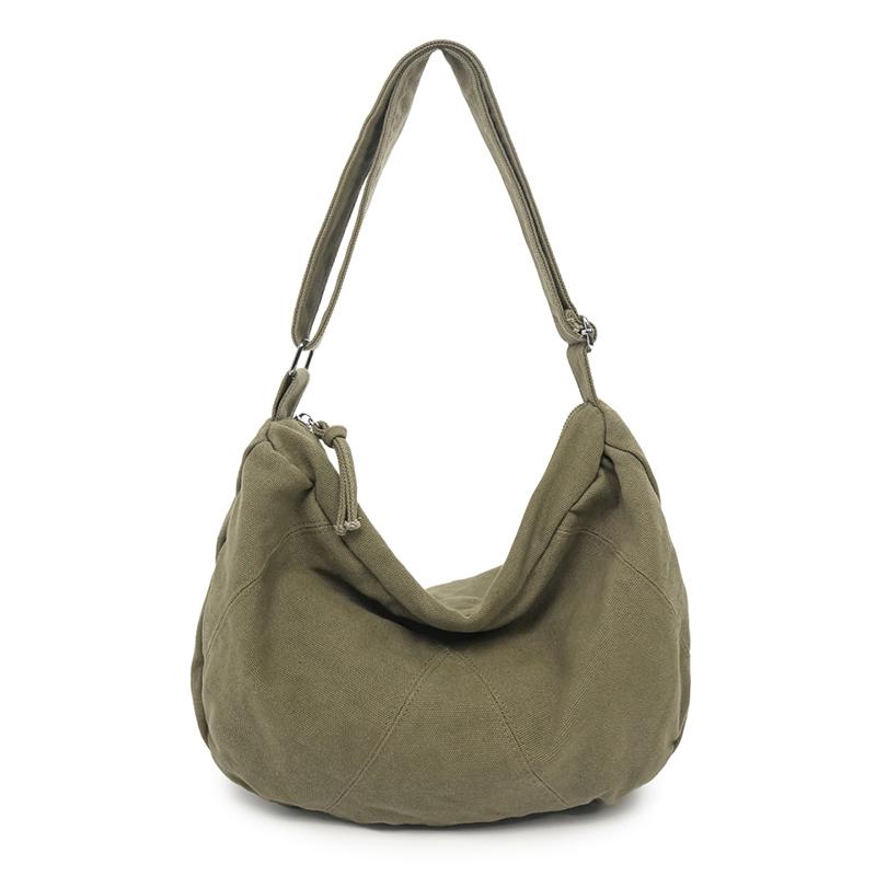 Borsa a Spalla in Tela Monocolore da Donna Unisex per Studenti Universitari Borsa a Tracolla per Ragazzo/Ragazza Borsa Quotidiana Casual per lo Shopping Borsa da Viaggio