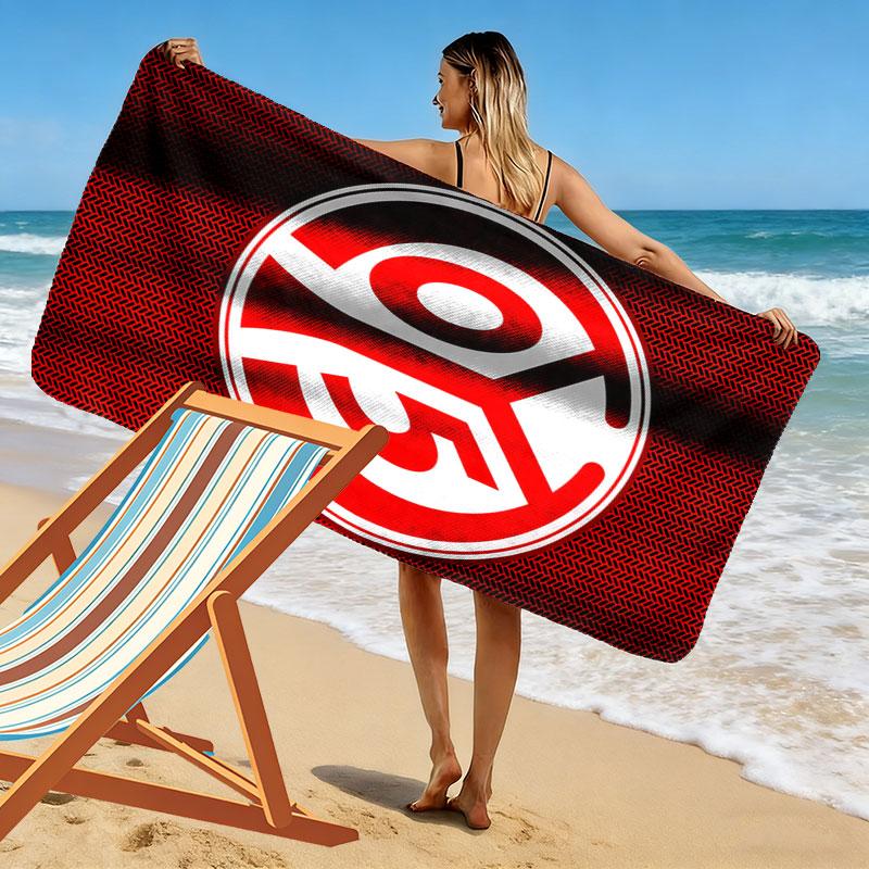 Mainz Glory Print Beach Towel, Large Soft Quick Dry Towel for Beach Camping Swimming