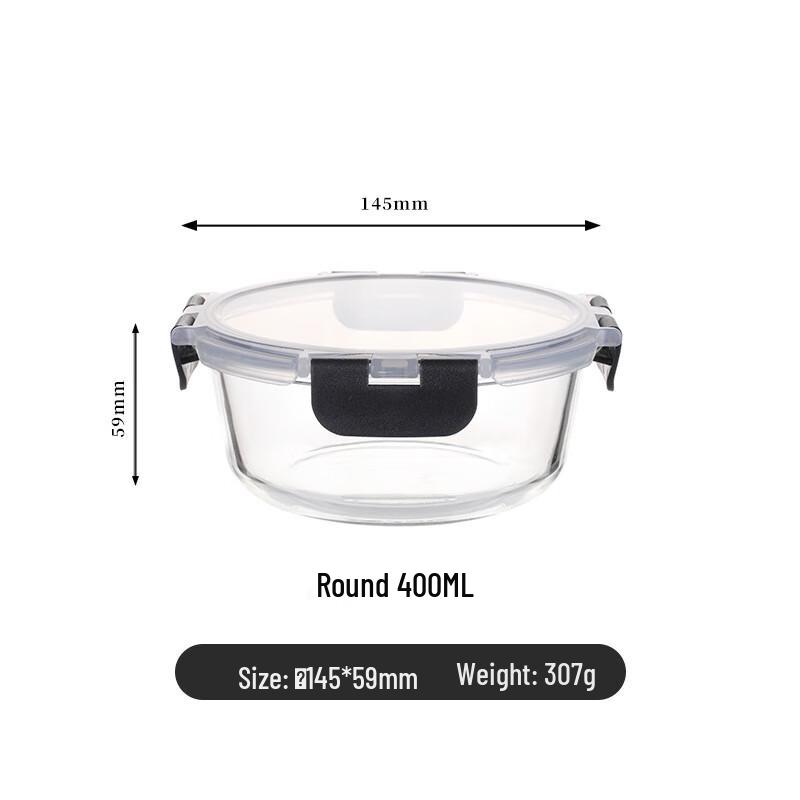 EWIGER STERN Mikrowellengeeigneter Glas-Lebensmittelbehälter