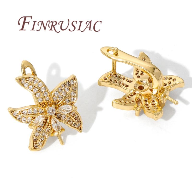 18K Gold Plated Earring Accessories,Earwire Fasteners Fittings,Earring Fixtures,DIY Jewelry Making Supplies,French Earring Hooks