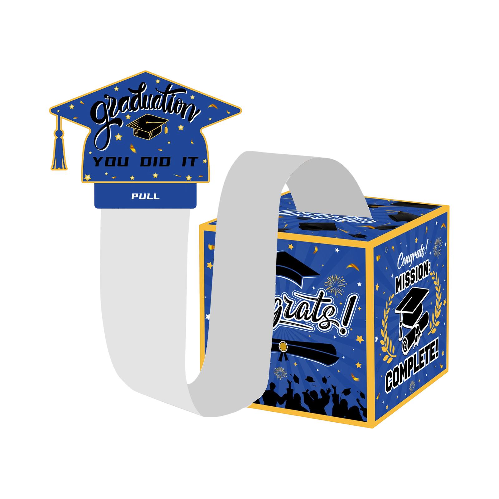 

Graduation Theme, Money Gift Box, Party Game, Draw Money, Surprise Box Decoration, Paper Lottery Box One Size