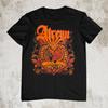 VINTAGE Atreyu Clou dans le Cœur Manches Courtes Coton Noir Toutes Tailles Chemise AR317
