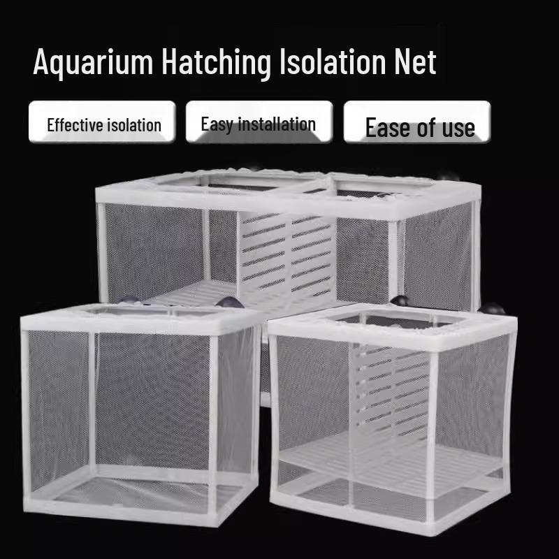 Bettafisch Isolations- und Zuchtbox: Schwimmendes Schutz-Aquarium für kleine Fische und Guppy-Jungfische